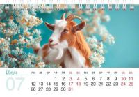 Миниатюра: Календарь-домик настол. 2027г. ХАТ Стандарт Знак Года 36286 спираль,16*10,5см,115г/м2