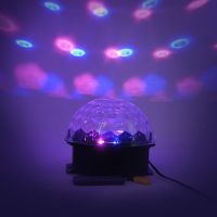 Миниатюра: Диско-шар Светодиодный флешка+пульт, mp3,USB,перемотка d/17см (светомуз.)Disko-1