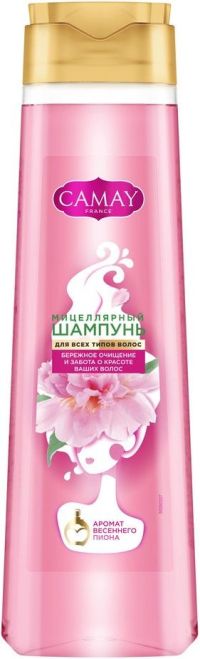 Миниатюра: Шампунь 400мл CAMAY для всех типов волос мицеллярный