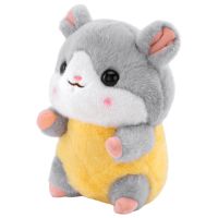 Миниатюра: Игрушка мягкая 23см Хомячок серый