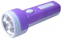 Миниатюра: Фонарь пласт. 15,5*5,8см, 1 LED, питание 3*АА, цвет микс FT-8861