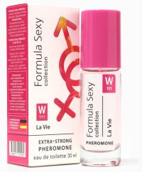 Миниатюра: Туалетная вода 30мл жен с феромонами Formula Sexy Collection La Vie W111