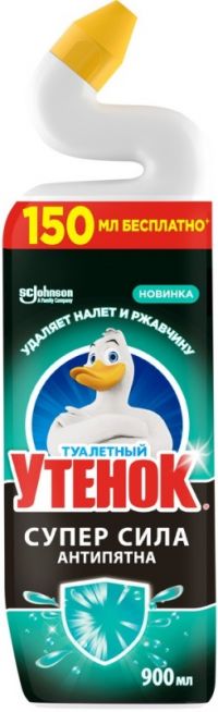 Миниатюра: Средство для туалета 900мл Антипятна Туалетный утенок