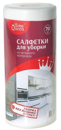 Миниатюра: Салфетка для уборки 70шт. в рулоне, Home Queen