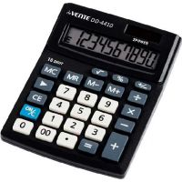 Миниатюра: Калькулятор наст. 10разр. deVENTE DD-4410 чёрный,двойное питание,102*137*31мм
