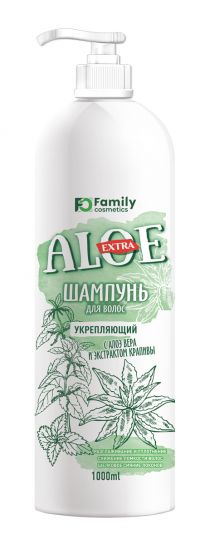 Миниатюра: Шампунь 1000мл EXTRA ALOE Укрепляющий VILSEN