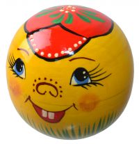 Миниатюра: Игрушка Неваляшка Колобок Хохлома@