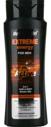 Миниатюра: Гель для душа-шампунь 420мл BELLE JARDIN MEN Active care Extreme Energy